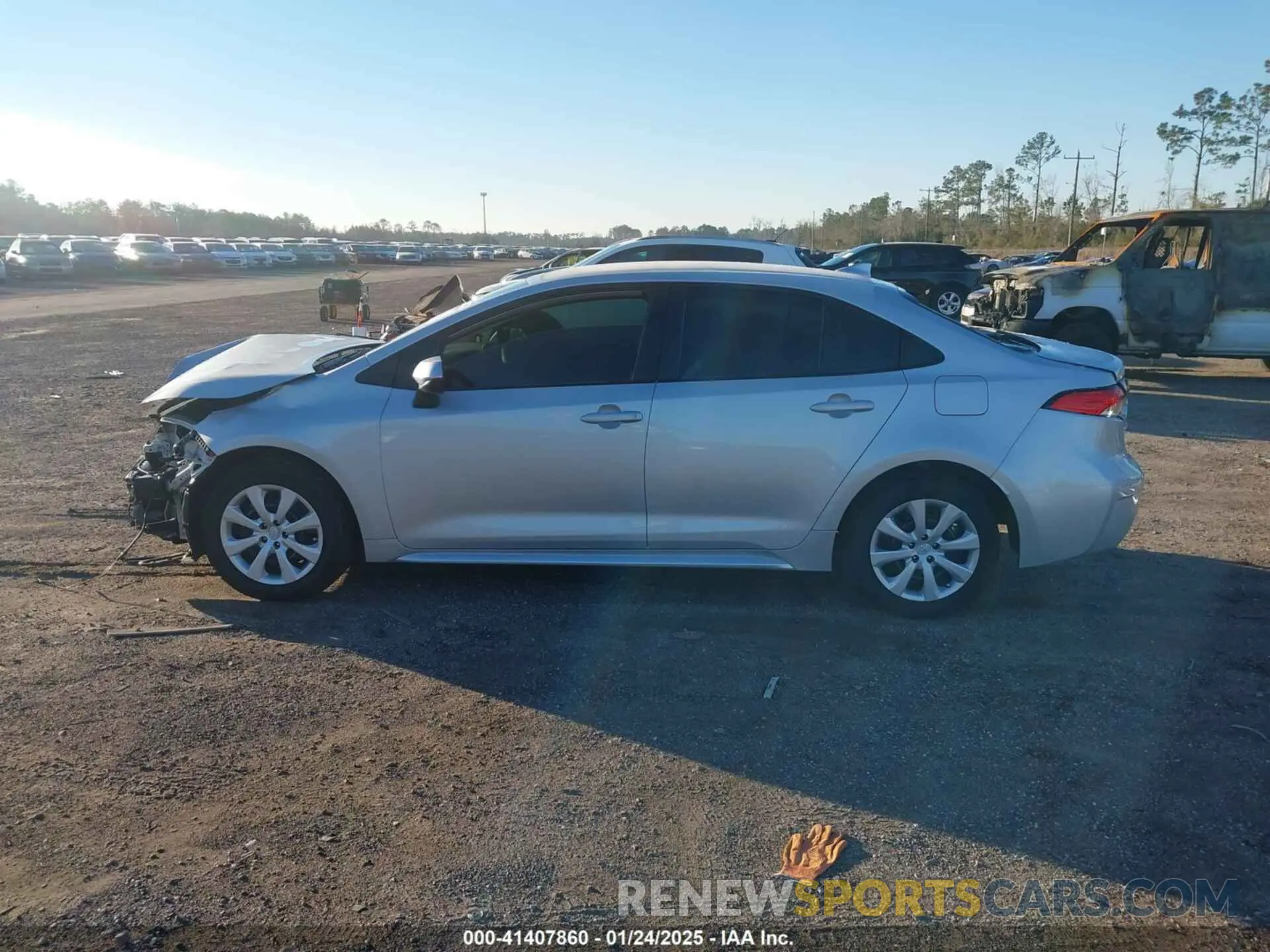 14 fotografías del automóvil dañado 5YFB4MDE7PP048430 TOYOTA COROLLA 2023
