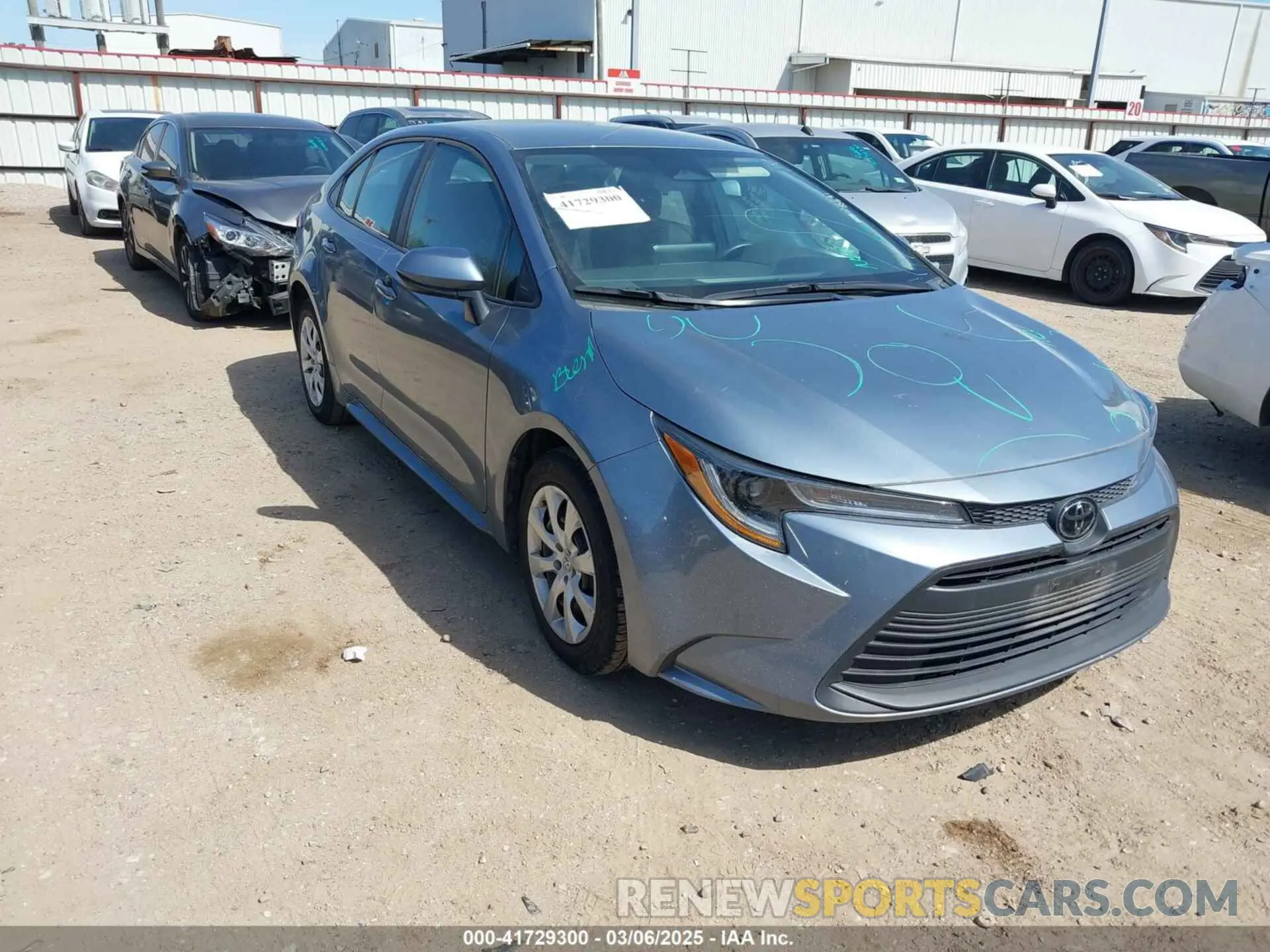 1 fotografías del automóvil dañado 5YFB4MDE7PP048671 TOYOTA COROLLA 2023