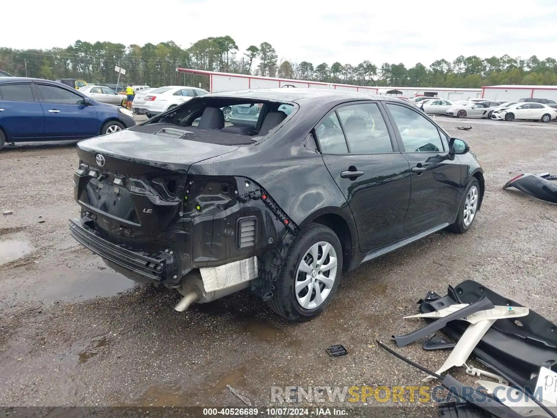 4 fotografías del automóvil dañado 5YFB4MDE7PP050114 TOYOTA COROLLA 2023