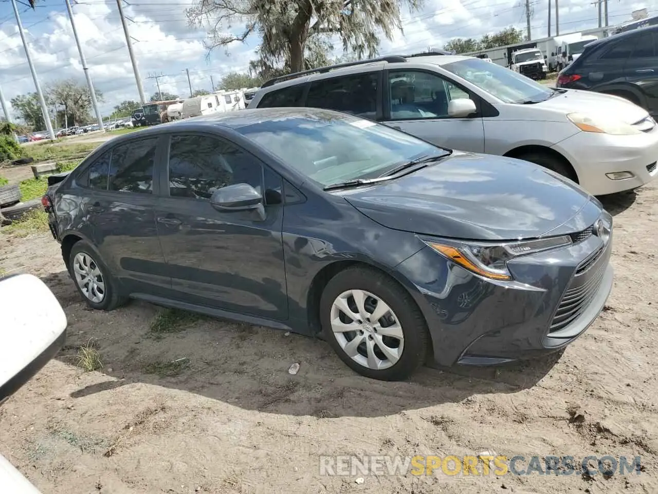 4 fotografías del automóvil dañado 5YFB4MDE7PP056690 TOYOTA COROLLA 2023