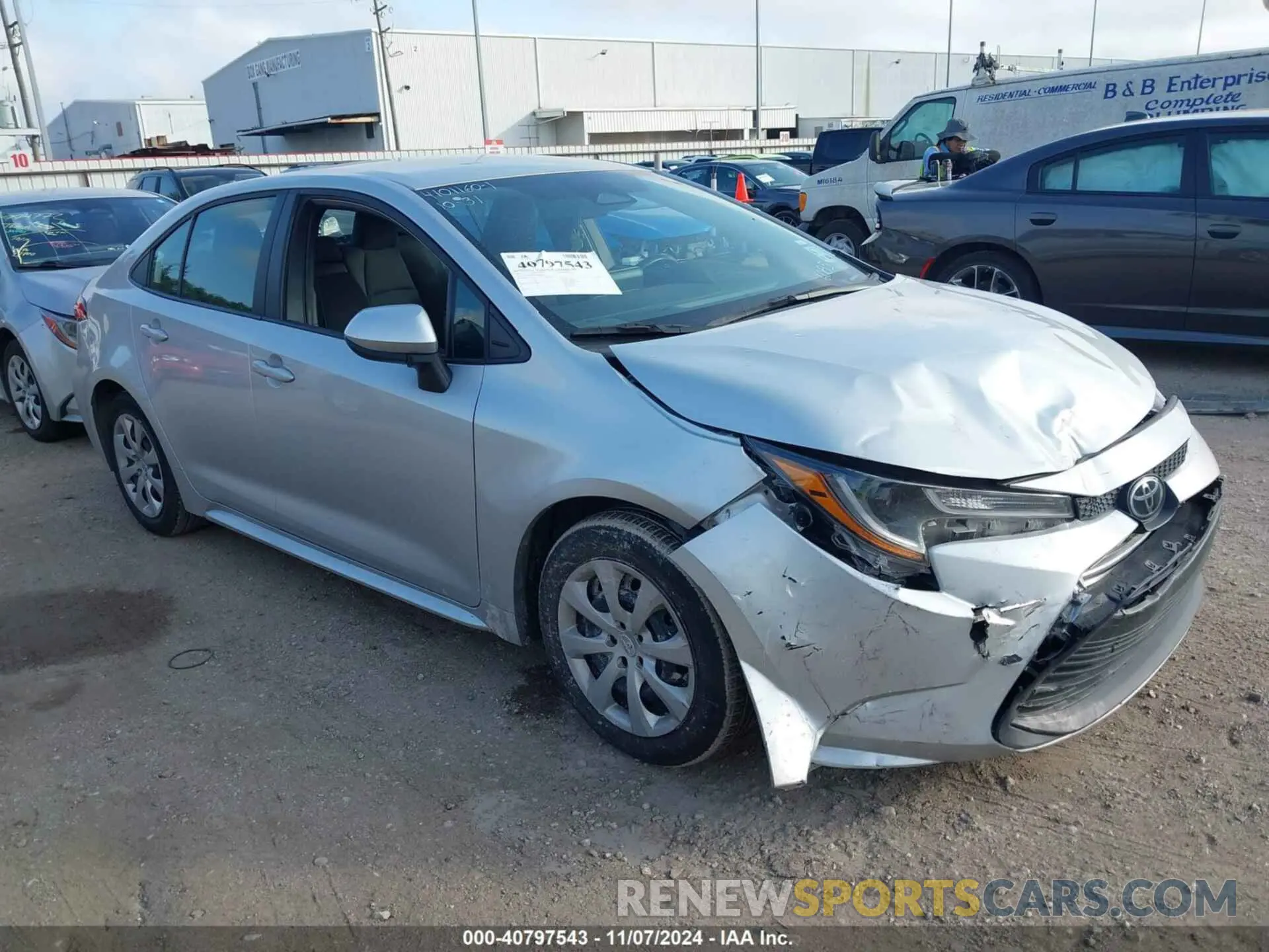 1 fotografías del automóvil dañado 5YFB4MDE7PP066085 TOYOTA COROLLA 2023