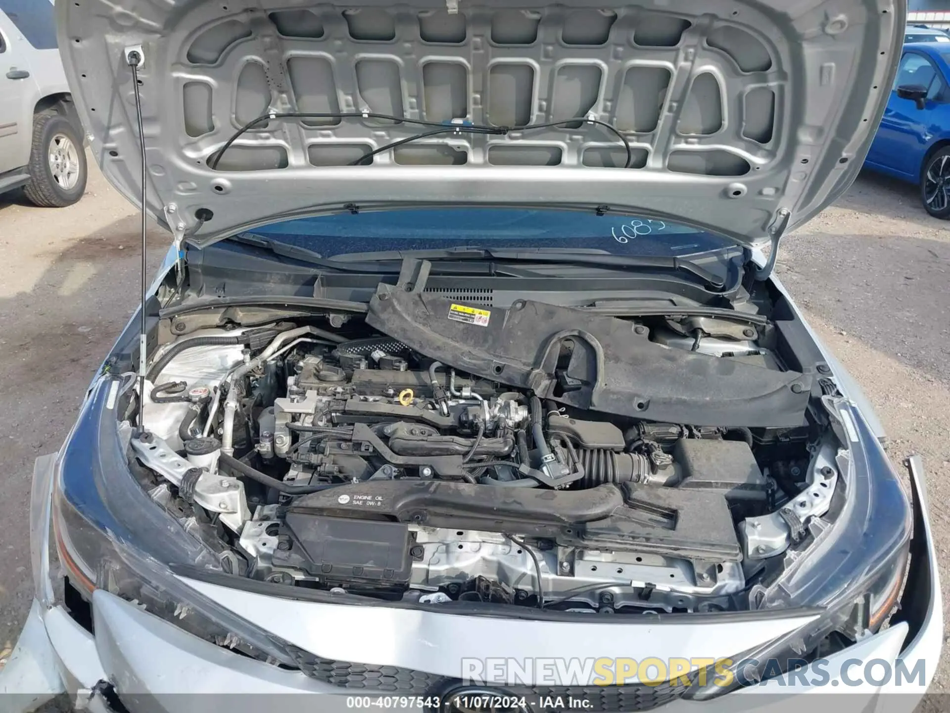 10 fotografías del automóvil dañado 5YFB4MDE7PP066085 TOYOTA COROLLA 2023