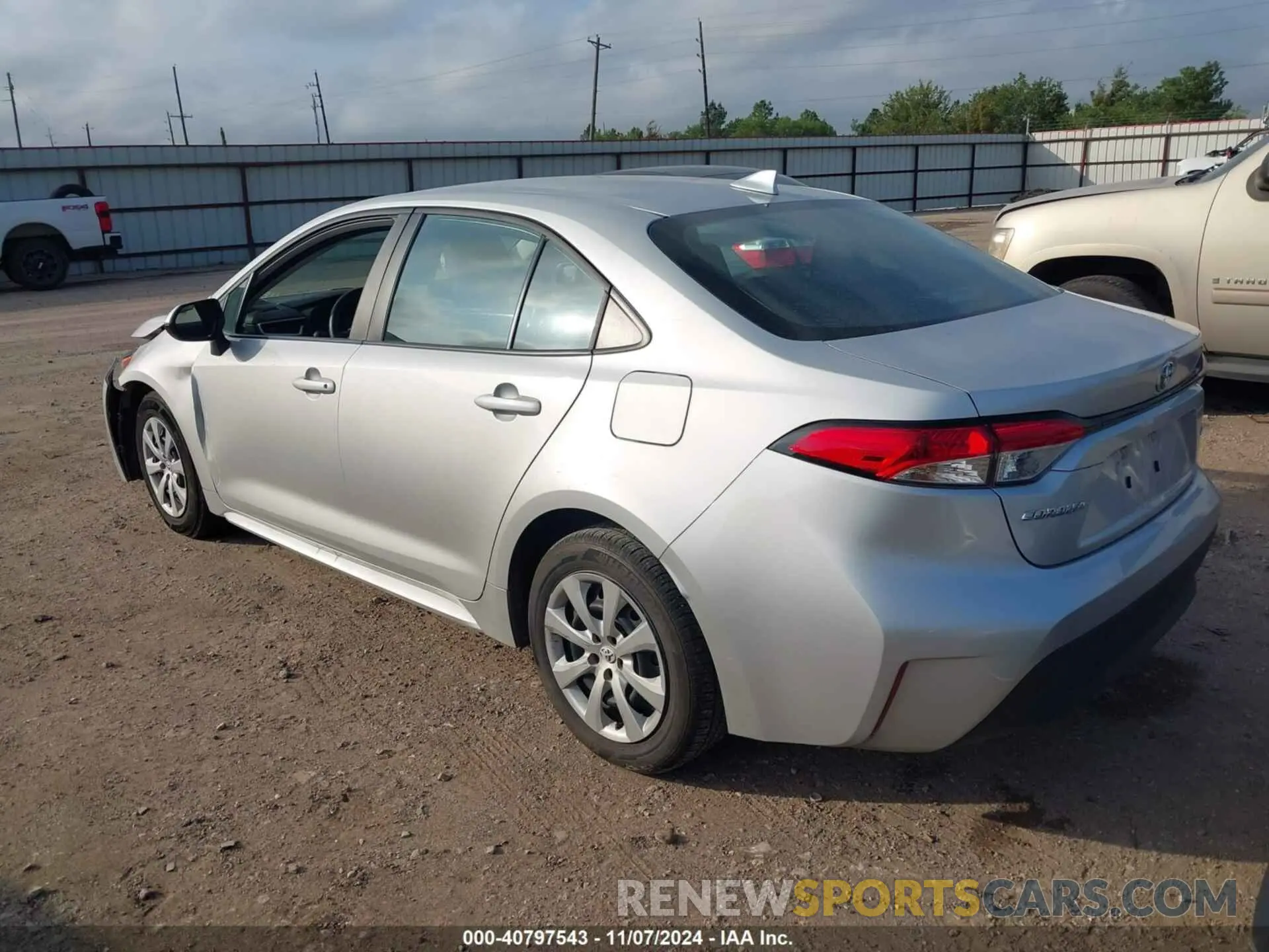 3 fotografías del automóvil dañado 5YFB4MDE7PP066085 TOYOTA COROLLA 2023