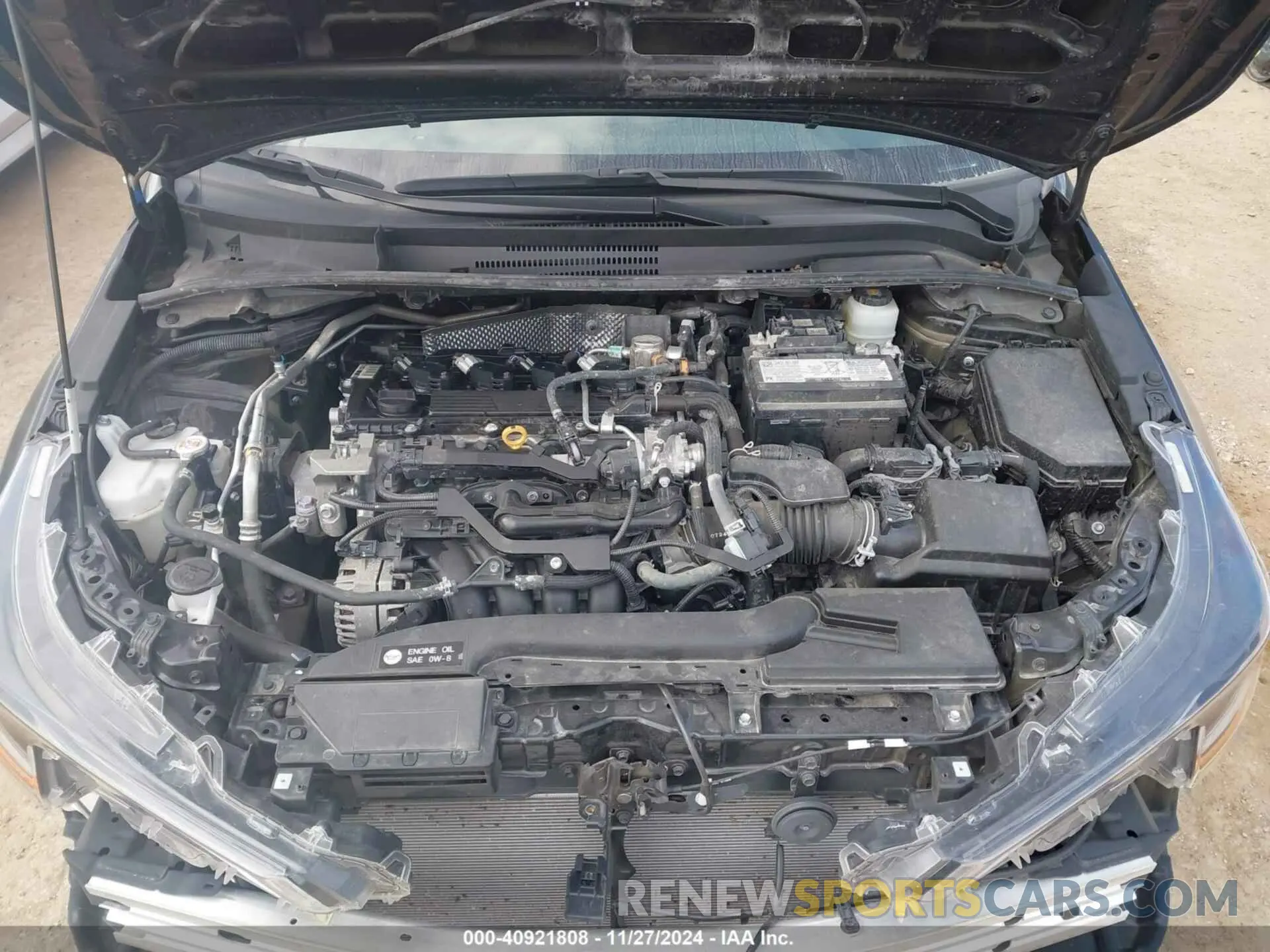 10 fotografías del automóvil dañado 5YFB4MDE7PP068550 TOYOTA COROLLA 2023