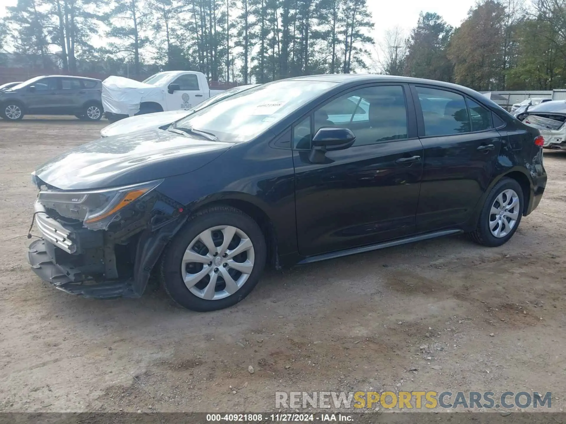 2 fotografías del automóvil dañado 5YFB4MDE7PP068550 TOYOTA COROLLA 2023