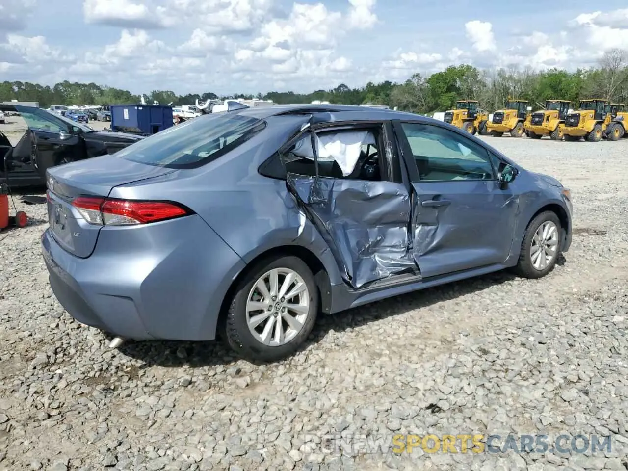 3 fotografías del automóvil dañado 5YFB4MDE7PP072226 TOYOTA COROLLA 2023
