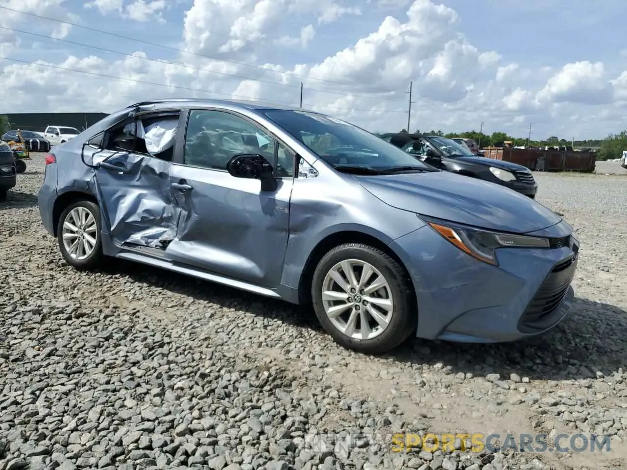 4 fotografías del automóvil dañado 5YFB4MDE7PP072226 TOYOTA COROLLA 2023