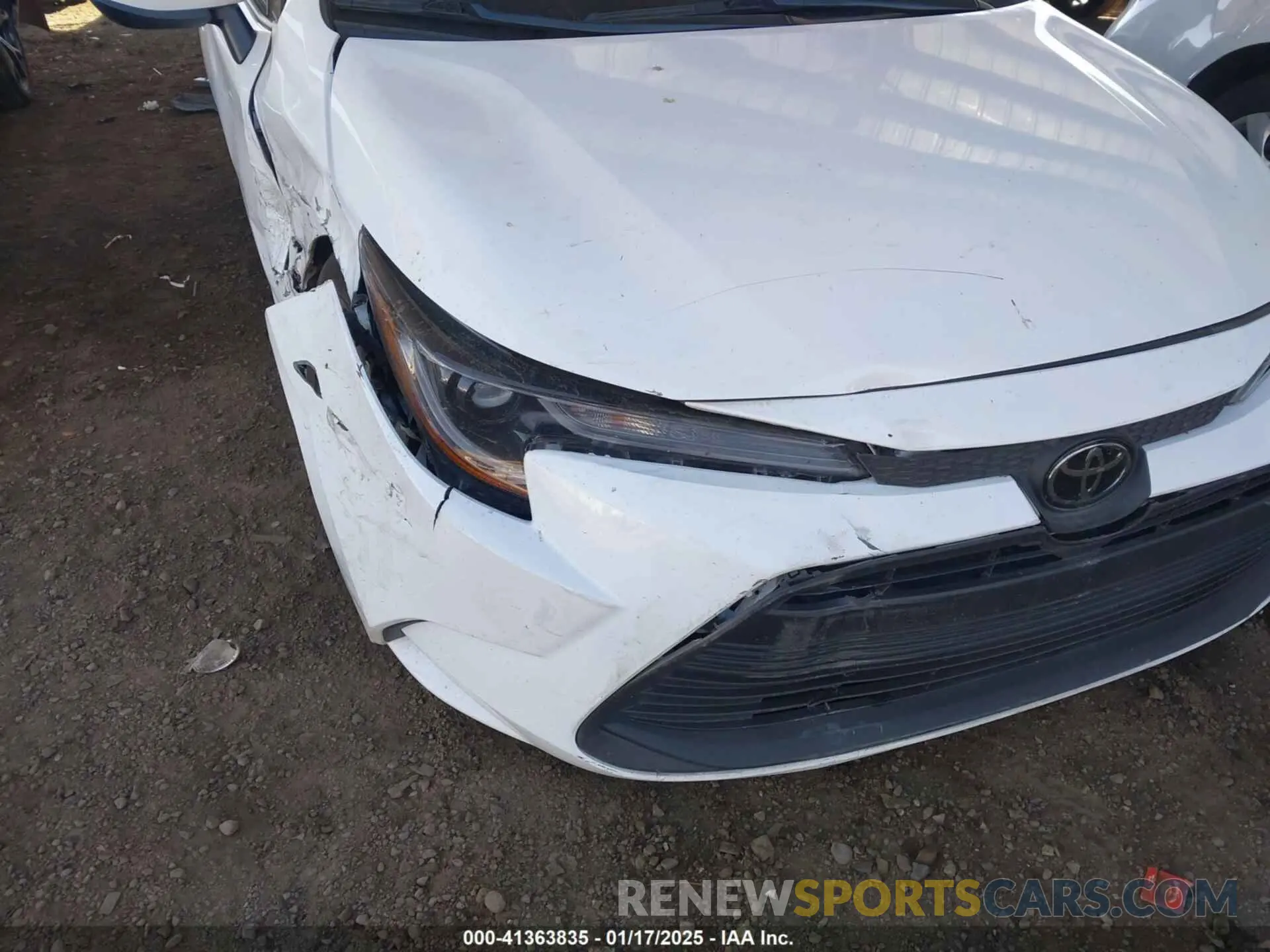 6 fotografías del automóvil dañado 5YFB4MDE7PP073828 TOYOTA COROLLA 2023