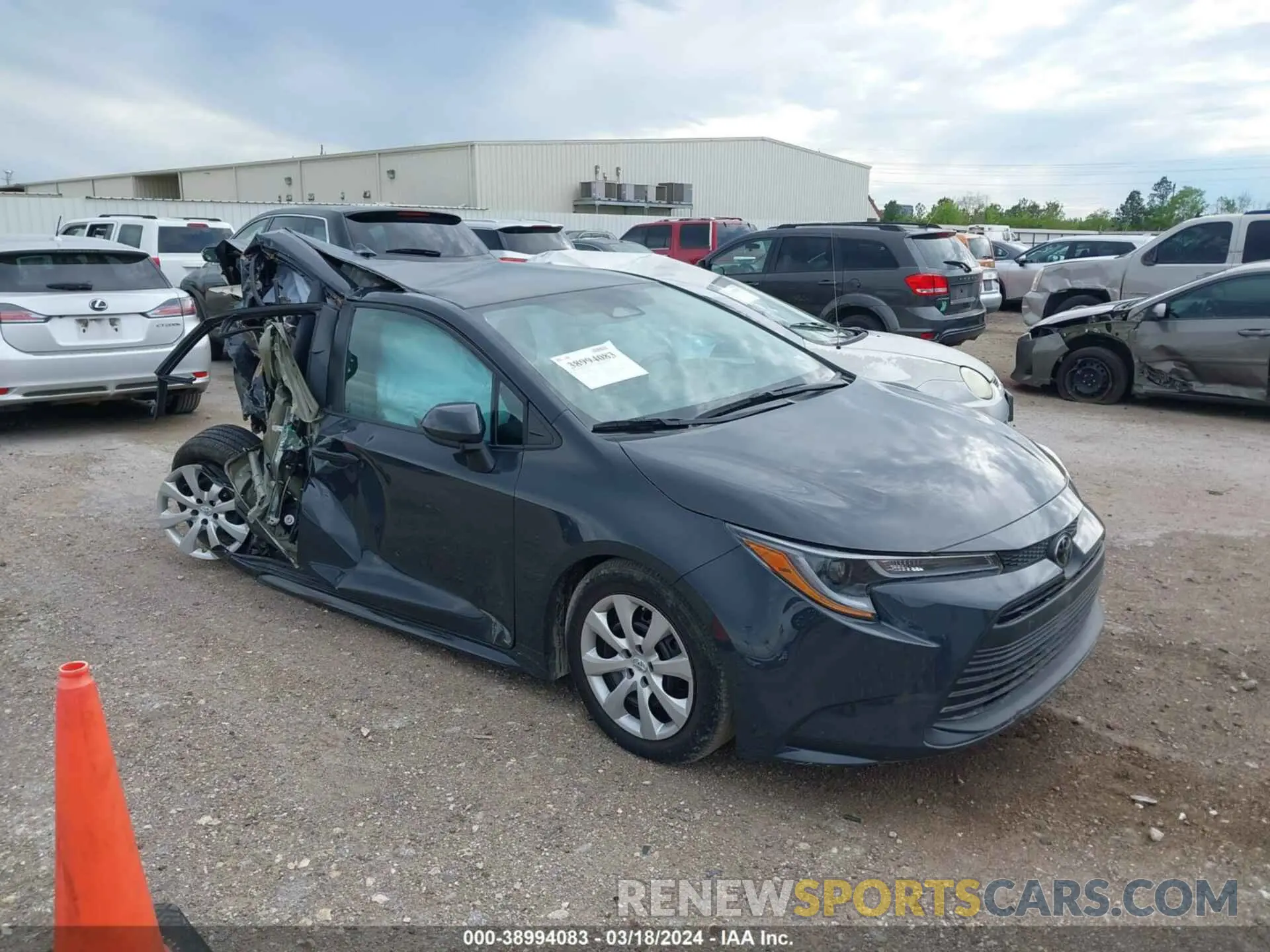 1 fotografías del automóvil dañado 5YFB4MDE8PP020488 TOYOTA COROLLA 2023