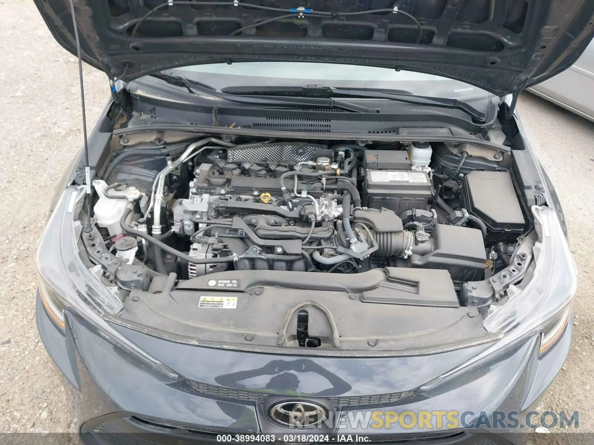 10 fotografías del automóvil dañado 5YFB4MDE8PP020488 TOYOTA COROLLA 2023