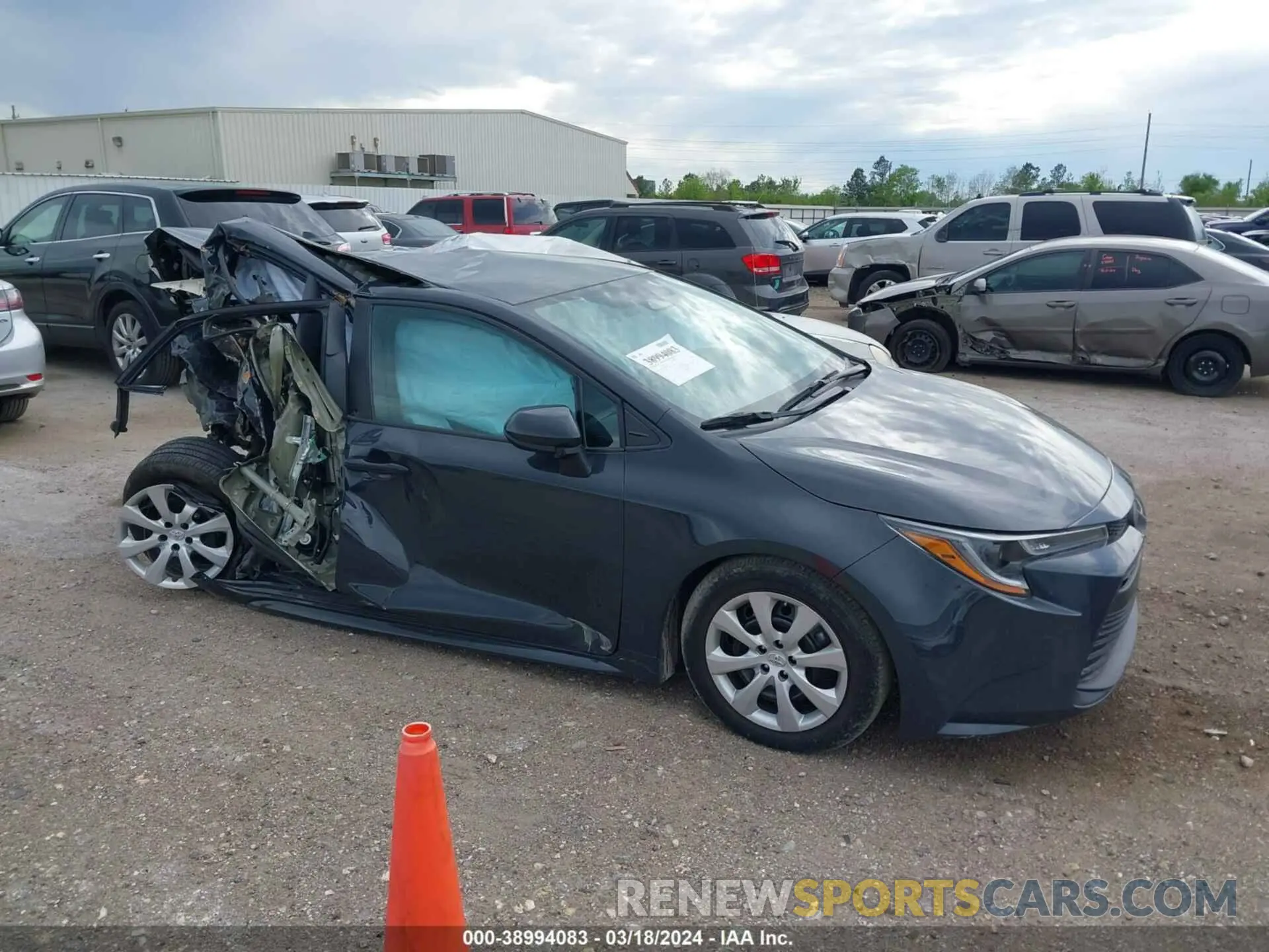 14 fotografías del automóvil dañado 5YFB4MDE8PP020488 TOYOTA COROLLA 2023