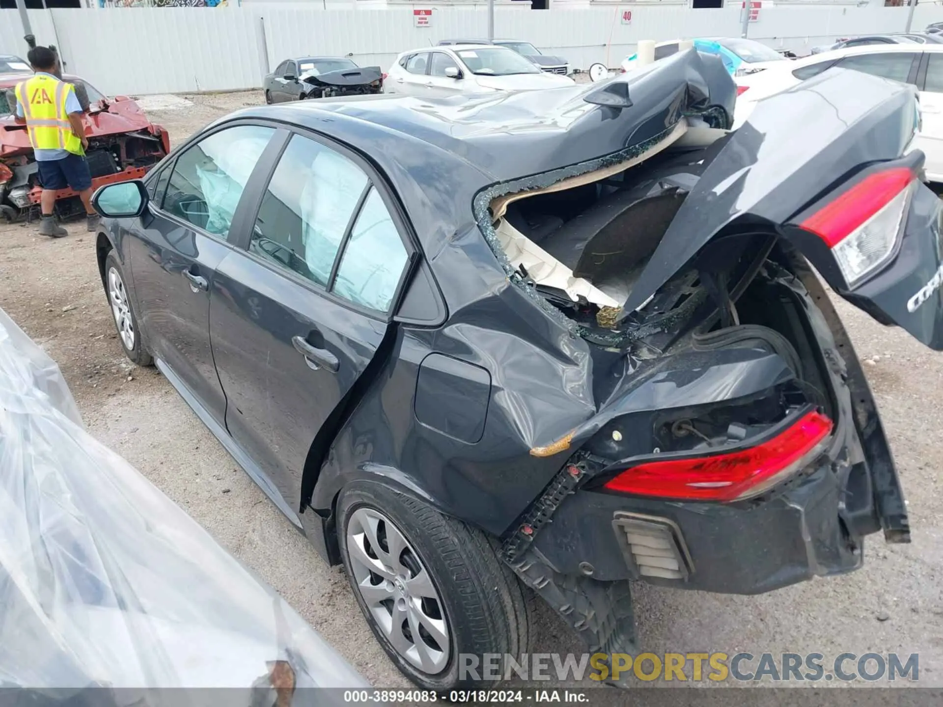 15 fotografías del automóvil dañado 5YFB4MDE8PP020488 TOYOTA COROLLA 2023