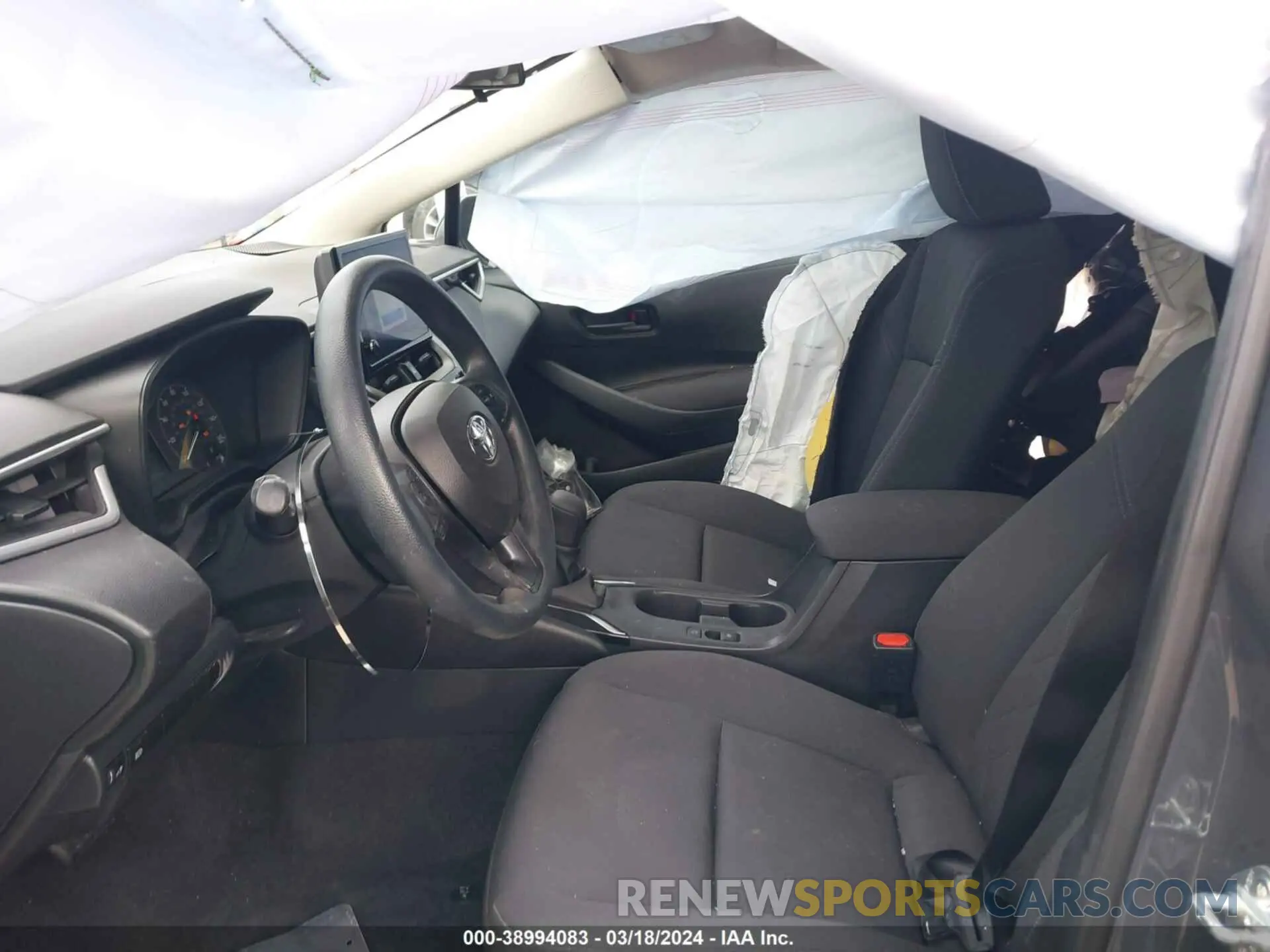 5 fotografías del automóvil dañado 5YFB4MDE8PP020488 TOYOTA COROLLA 2023
