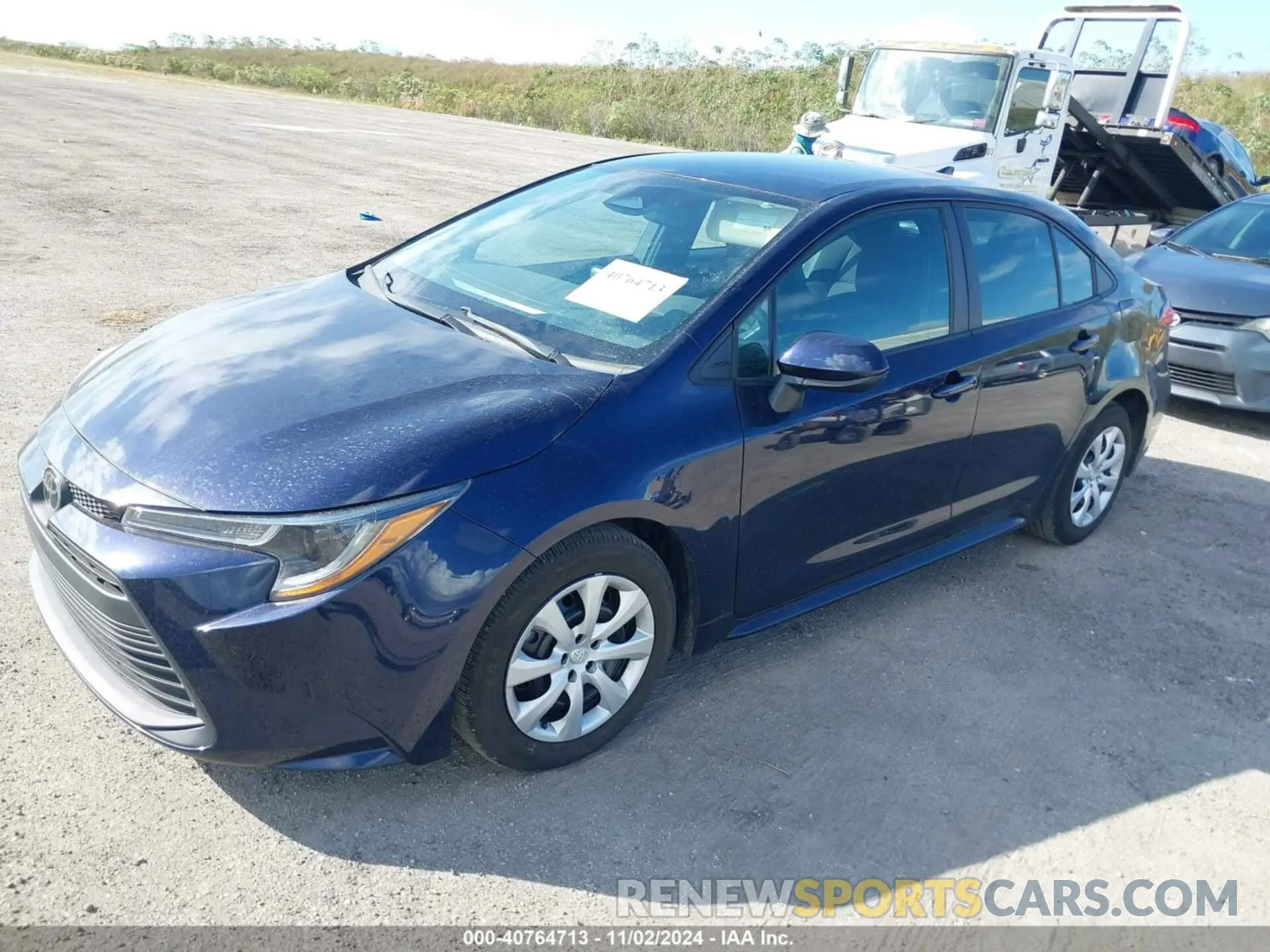 2 fotografías del automóvil dañado 5YFB4MDE8PP023536 TOYOTA COROLLA 2023