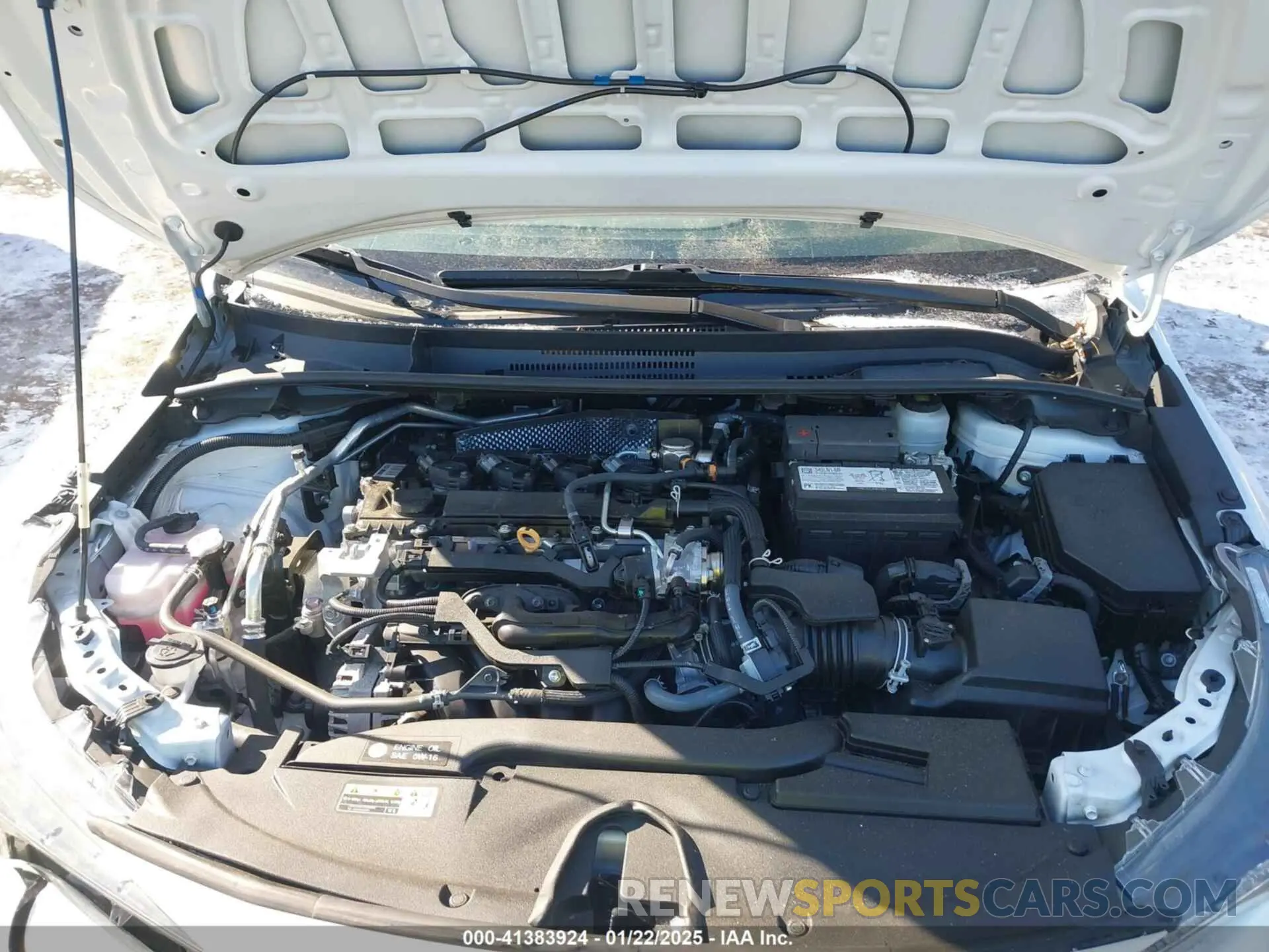 10 fotografías del automóvil dañado 5YFB4MDE8PP029613 TOYOTA COROLLA 2023
