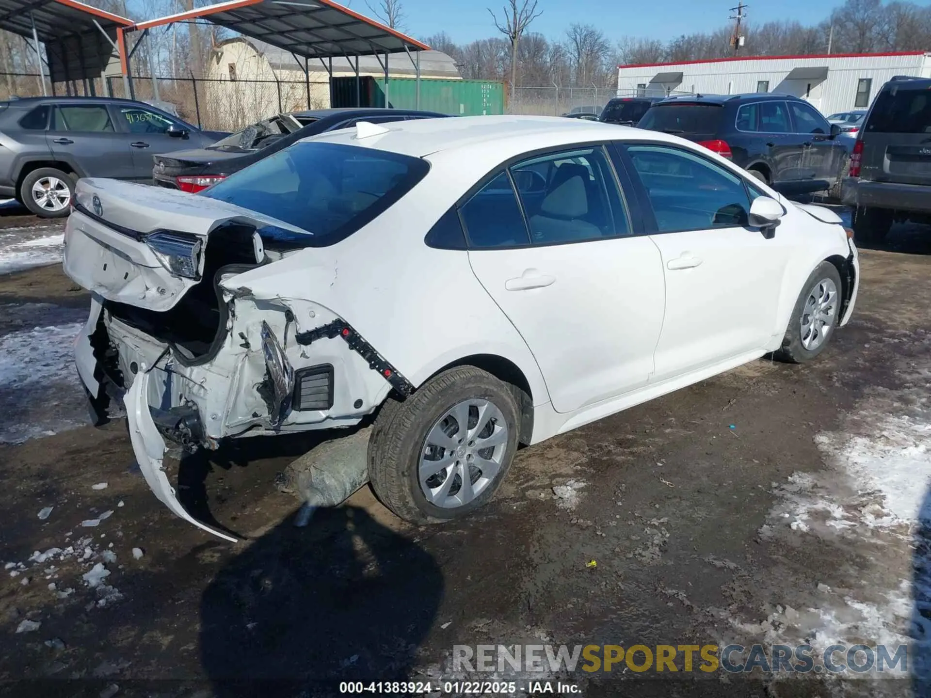 4 fotografías del automóvil dañado 5YFB4MDE8PP029613 TOYOTA COROLLA 2023