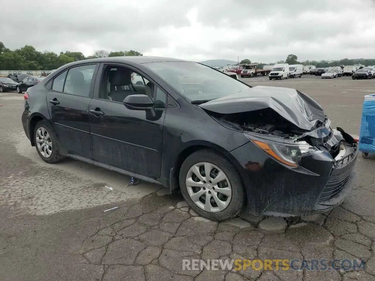 4 fotografías del automóvil dañado 5YFB4MDE8PP031975 TOYOTA COROLLA 2023