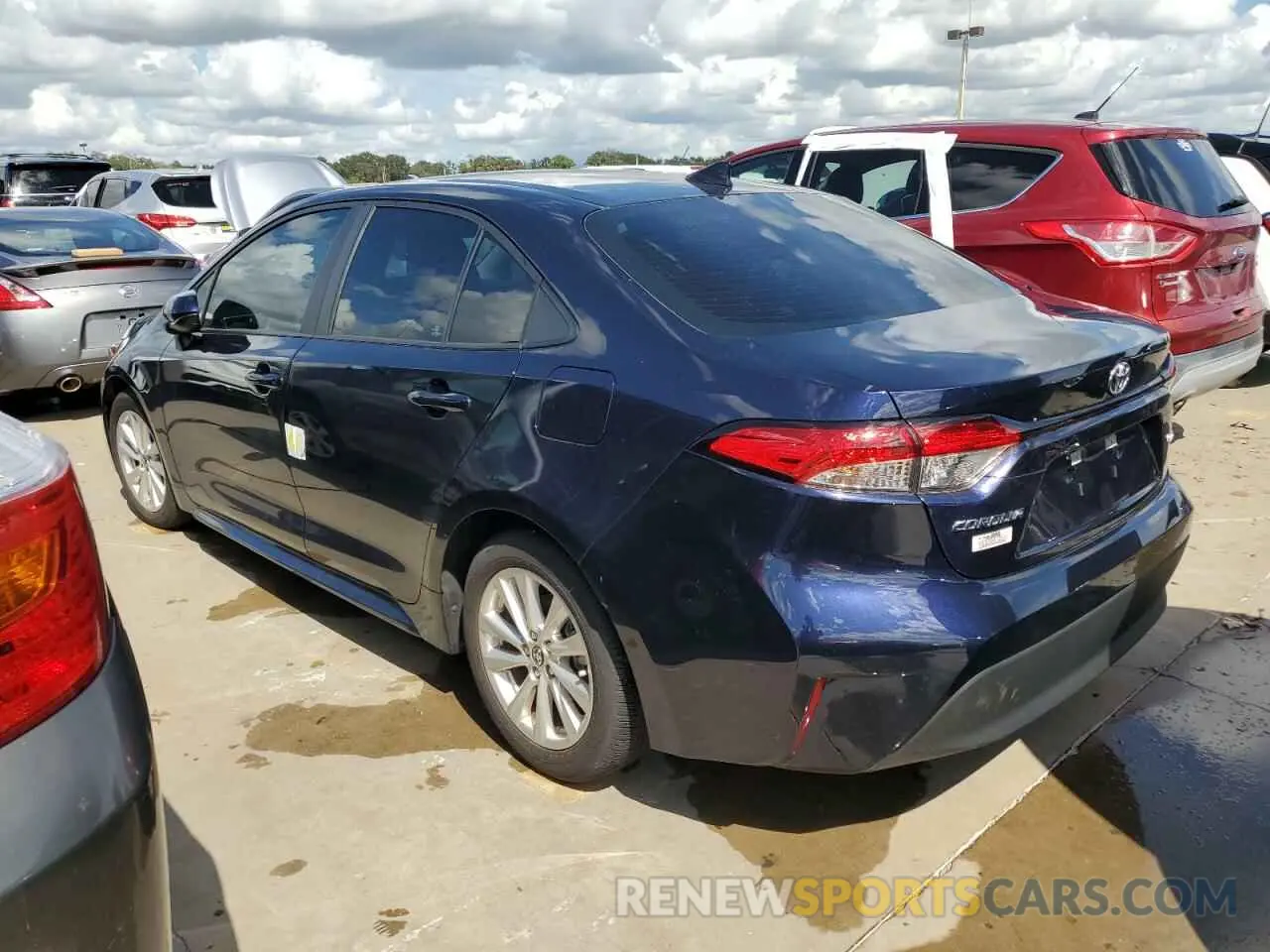 2 fotografías del automóvil dañado 5YFB4MDE8PP064829 TOYOTA COROLLA 2023