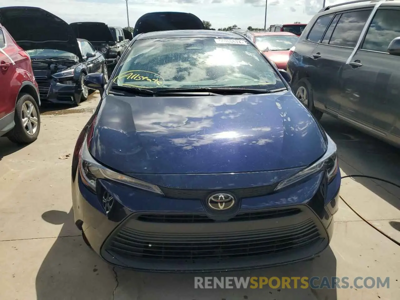 5 fotografías del automóvil dañado 5YFB4MDE8PP064829 TOYOTA COROLLA 2023