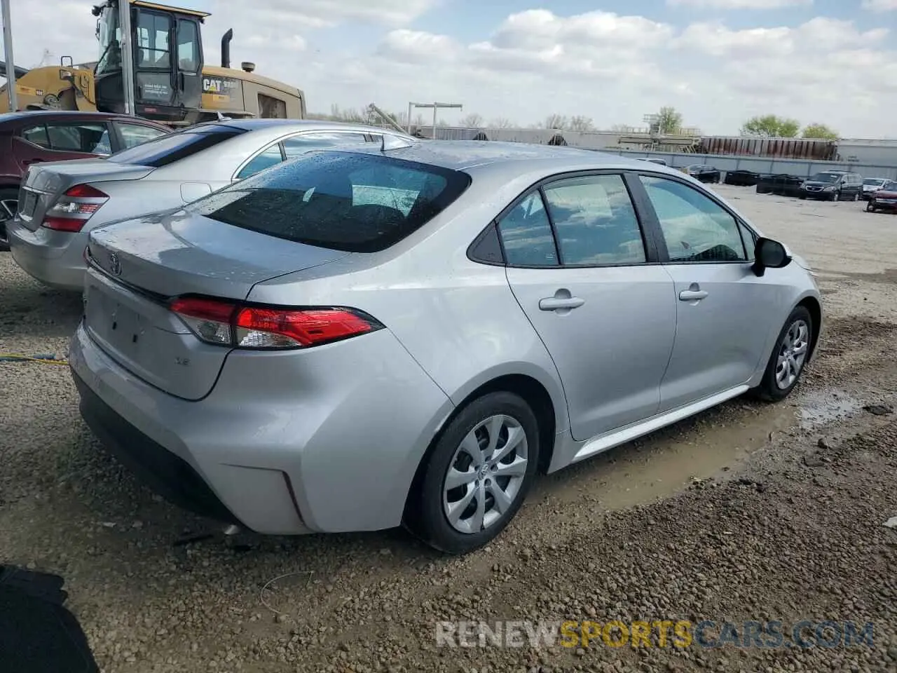 3 fotografías del automóvil dañado 5YFB4MDE9PP002226 TOYOTA COROLLA 2023