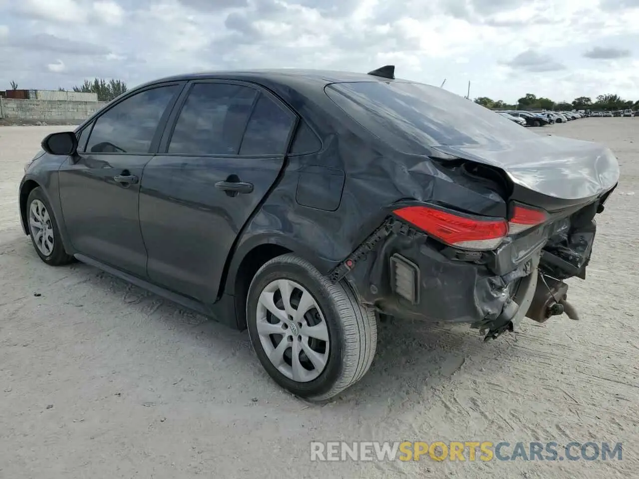 2 fotografías del automóvil dañado 5YFB4MDE9PP017177 TOYOTA COROLLA 2023