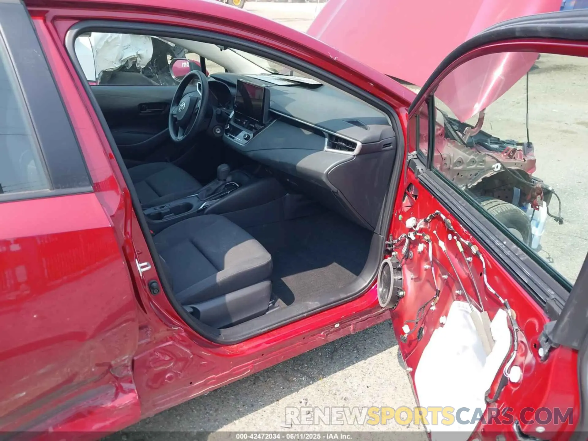 5 fotografías del automóvil dañado 5YFB4MDE9PP027031 TOYOTA COROLLA 2023