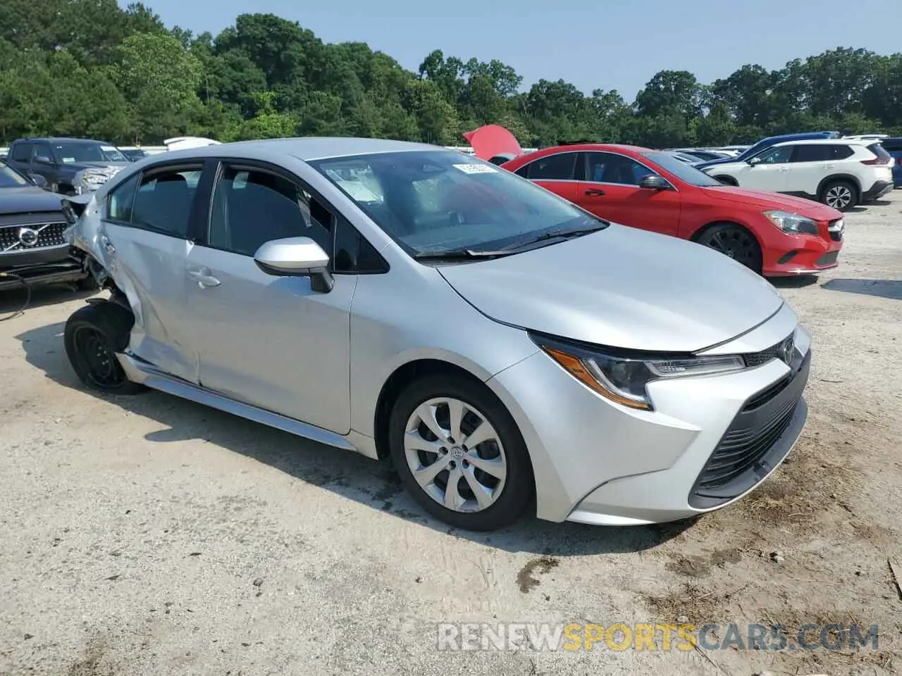 4 fotografías del automóvil dañado 5YFB4MDE9PP033184 TOYOTA COROLLA 2023