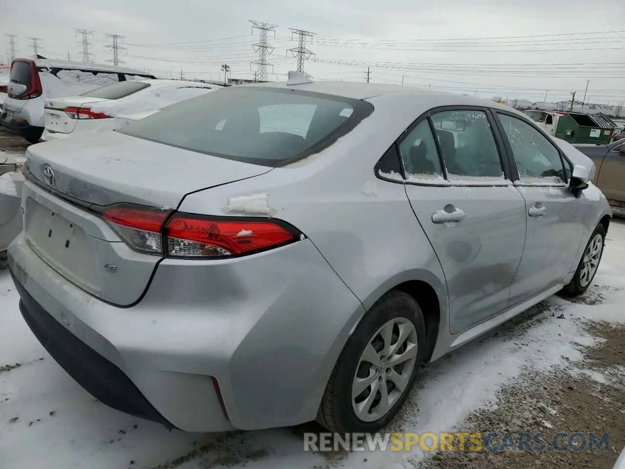 3 fotografías del automóvil dañado 5YFB4MDE9PP039955 TOYOTA COROLLA 2023
