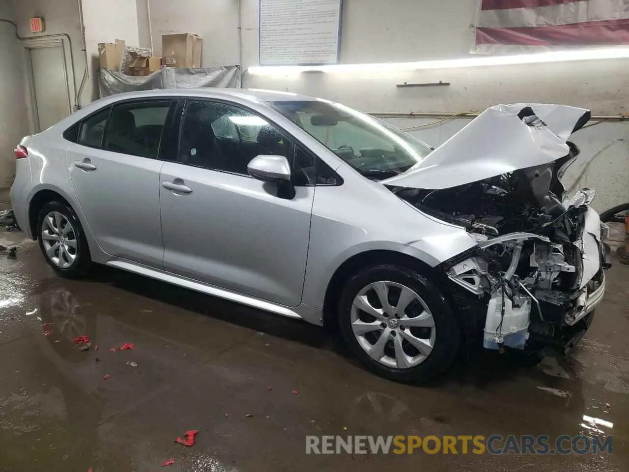 4 fotografías del automóvil dañado 5YFB4MDE9PP039955 TOYOTA COROLLA 2023