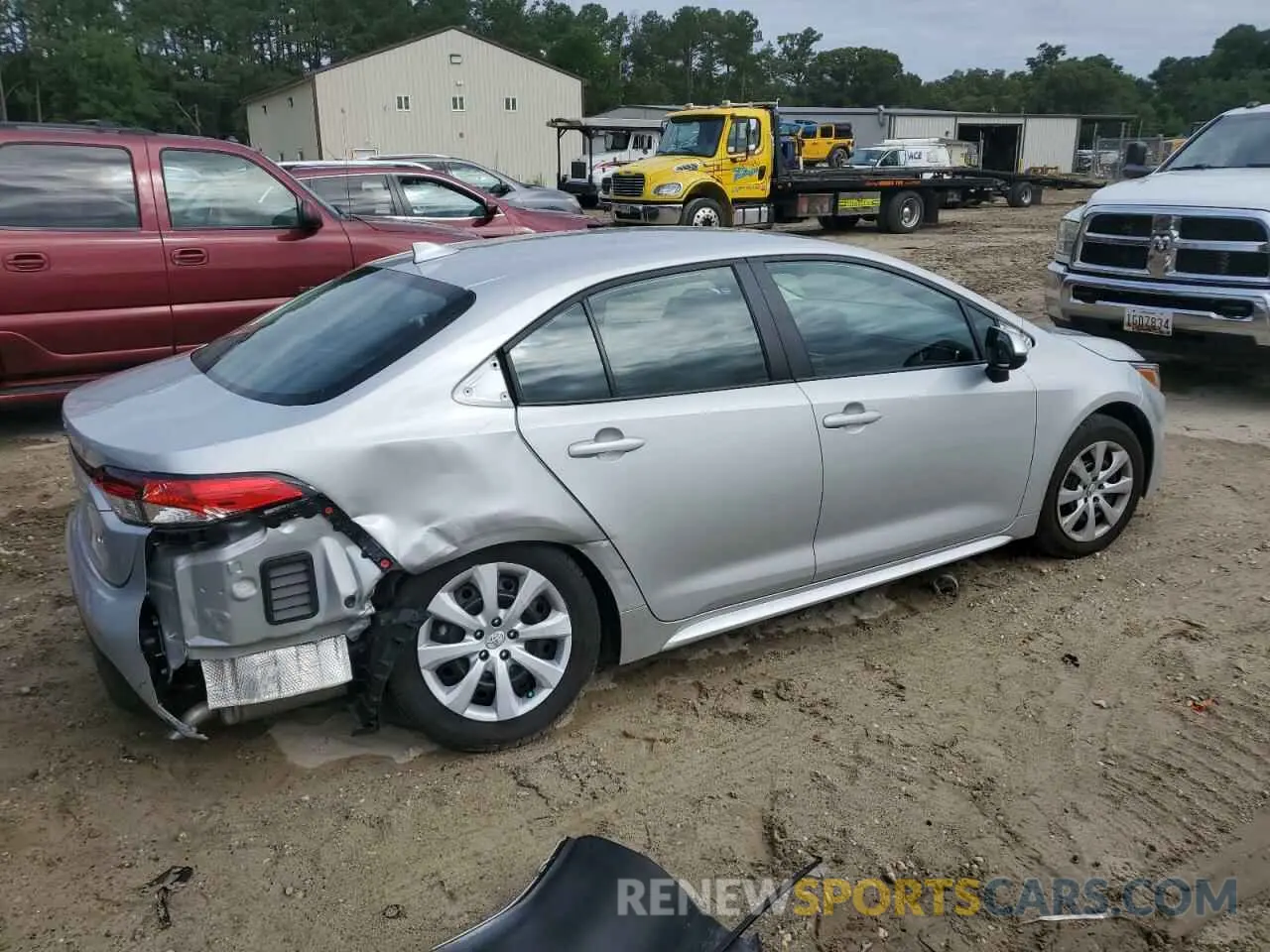 3 fotografías del automóvil dañado 5YFB4MDE9PP054584 TOYOTA COROLLA 2023