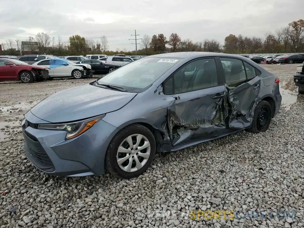 1 fotografías del automóvil dañado 5YFB4MDE9PP059493 TOYOTA COROLLA 2023