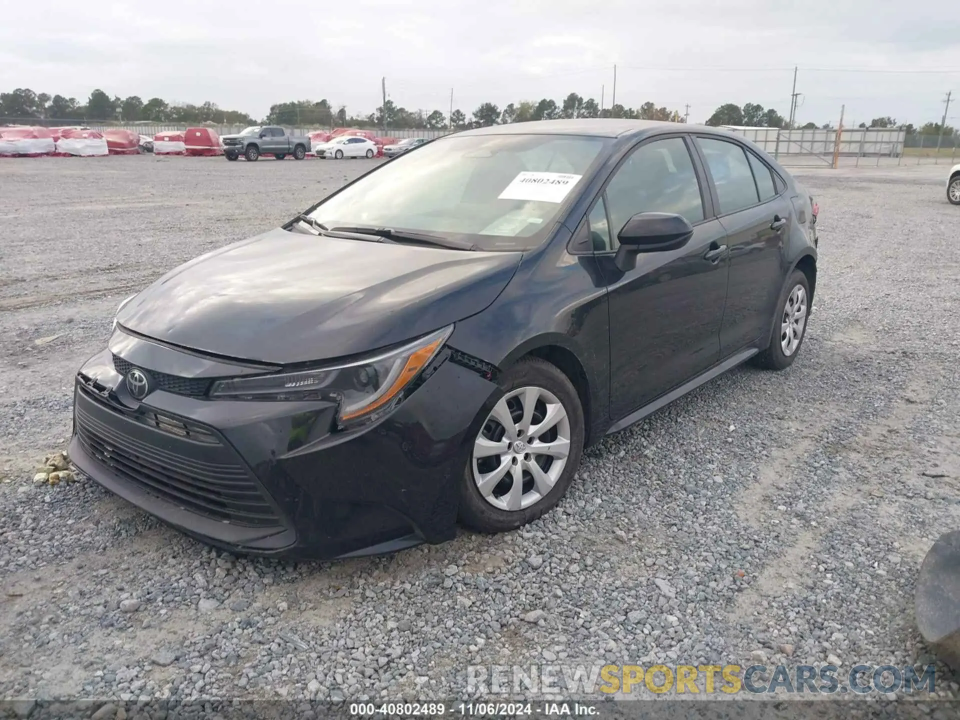 2 fotografías del automóvil dañado 5YFB4MDE9PP069988 TOYOTA COROLLA 2023