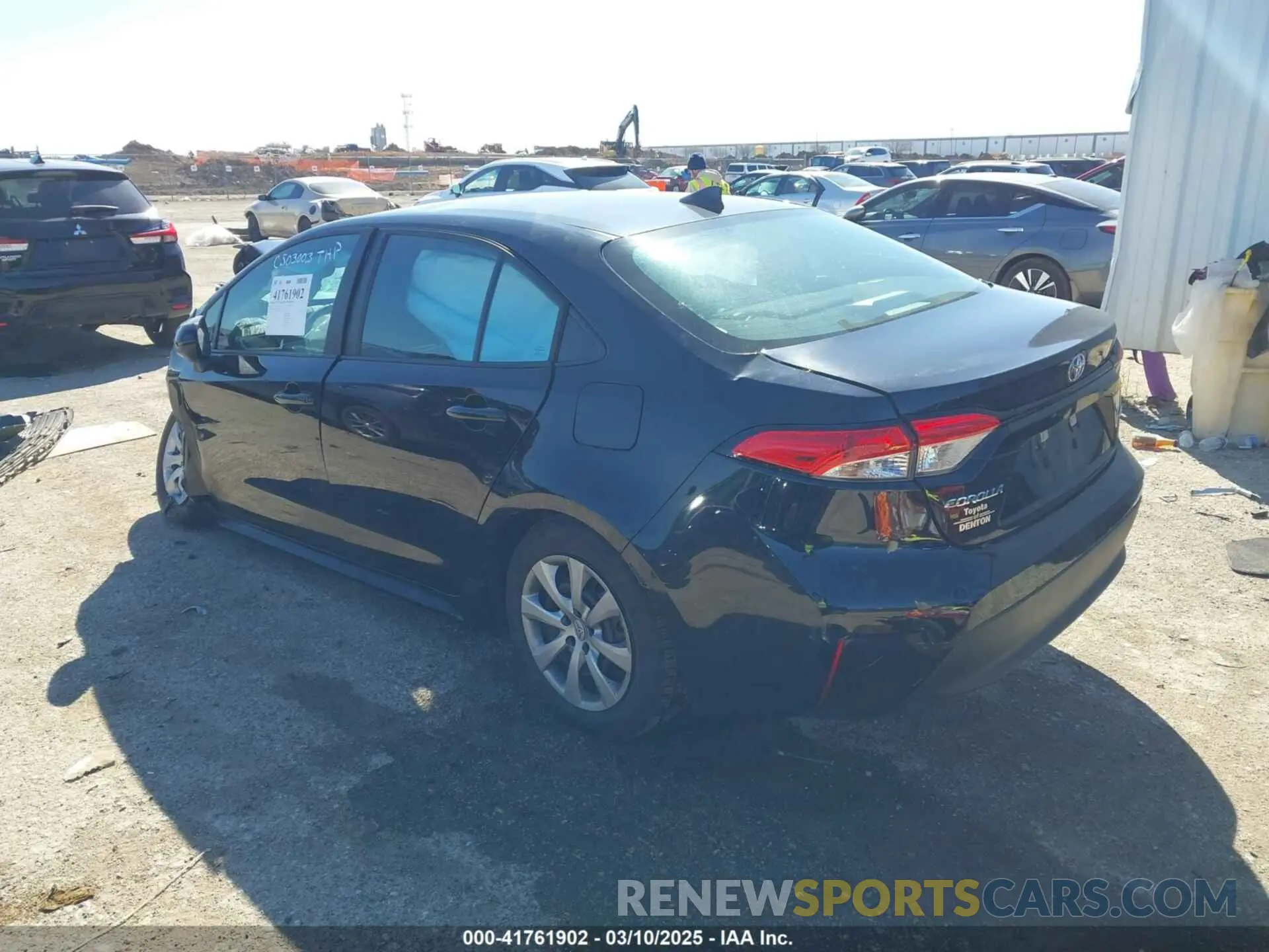 3 fotografías del automóvil dañado 5YFB4MDE9PP076908 TOYOTA COROLLA 2023
