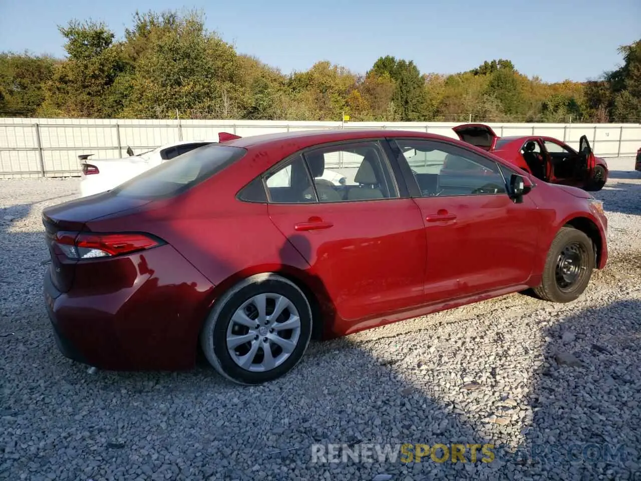 3 fotografías del automóvil dañado 5YFB4MDEXPP001280 TOYOTA COROLLA 2023