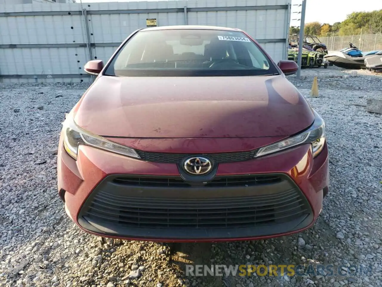 5 fotografías del automóvil dañado 5YFB4MDEXPP001280 TOYOTA COROLLA 2023