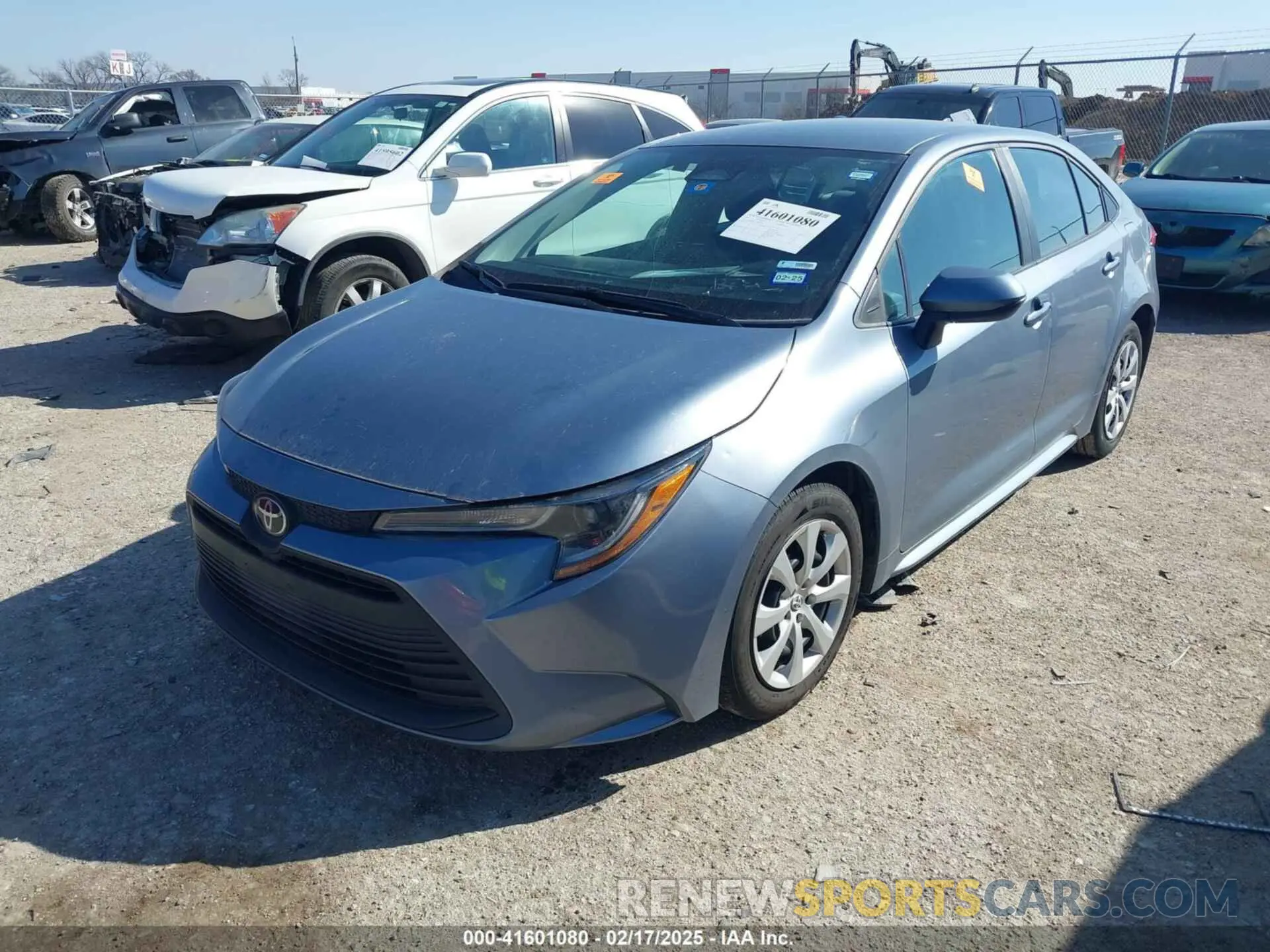 2 fotografías del automóvil dañado 5YFB4MDEXPP014644 TOYOTA COROLLA 2023