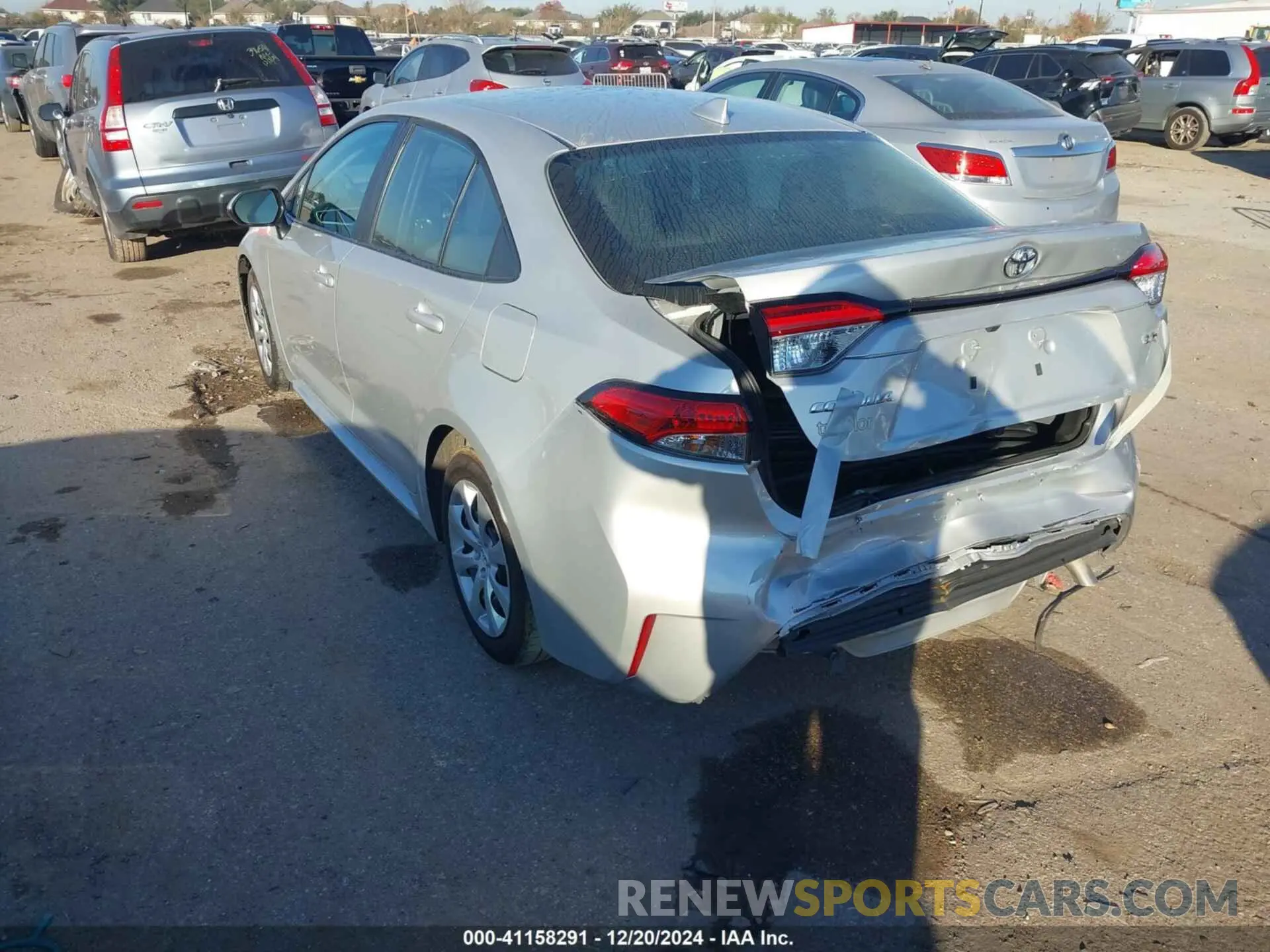 3 fotografías del automóvil dañado 5YFB4MDEXPP016815 TOYOTA COROLLA 2023