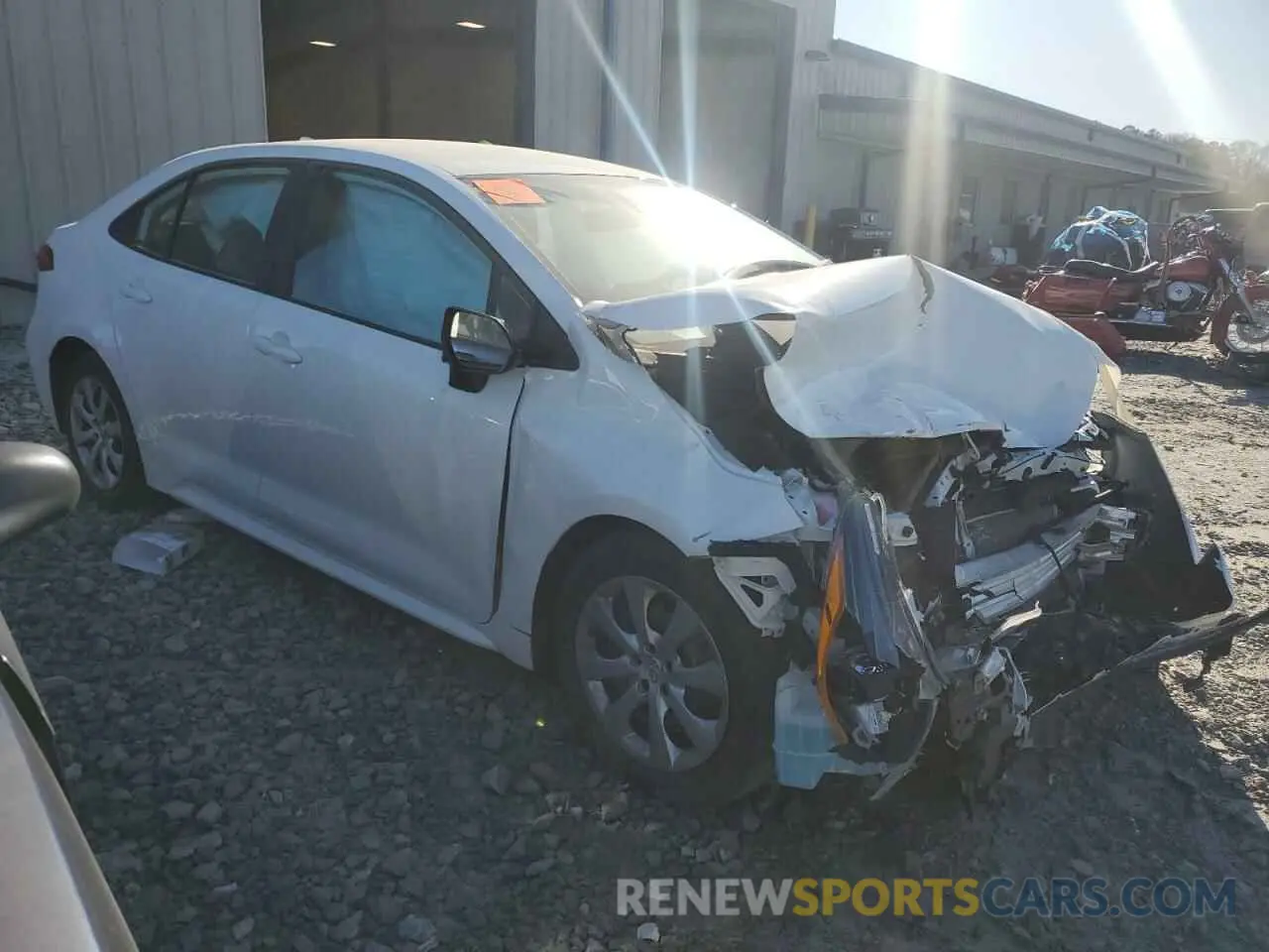 4 fotografías del automóvil dañado 5YFB4MDEXPP024378 TOYOTA COROLLA 2023