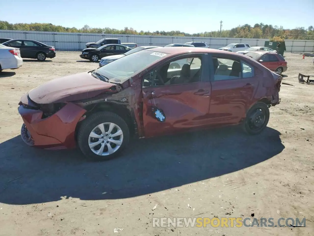 1 fotografías del automóvil dañado 5YFB4MDEXPP026874 TOYOTA COROLLA 2023