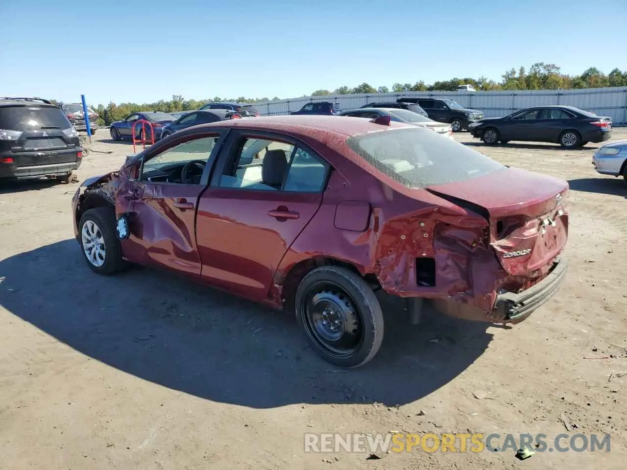2 fotografías del automóvil dañado 5YFB4MDEXPP026874 TOYOTA COROLLA 2023