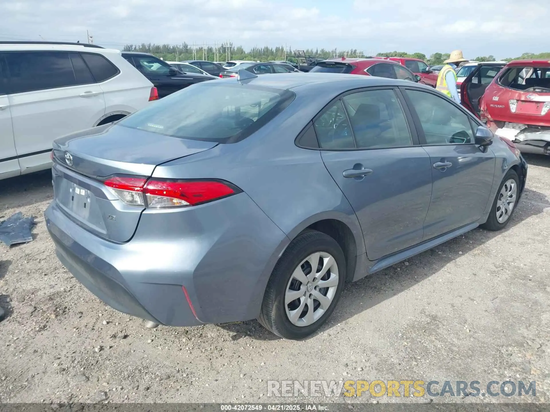 4 fotografías del automóvil dañado 5YFB4MDEXPP027815 TOYOTA COROLLA 2023