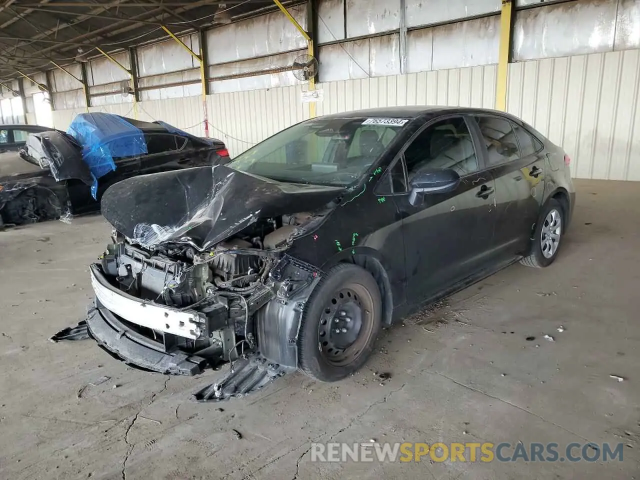 1 fotografías del automóvil dañado 5YFB4MDEXPP030200 TOYOTA COROLLA 2023