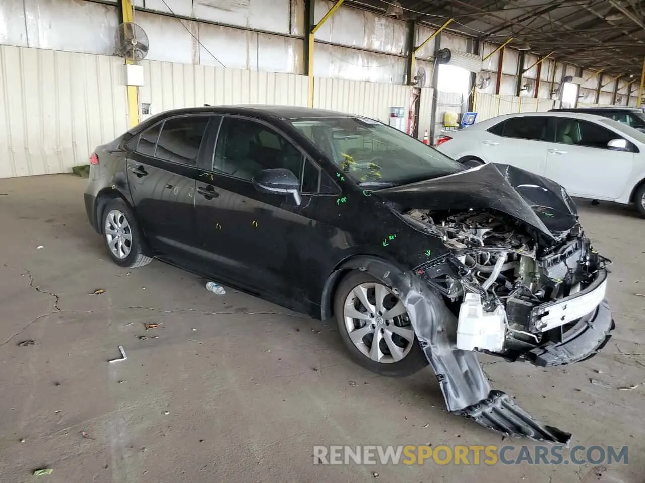 4 fotografías del automóvil dañado 5YFB4MDEXPP030200 TOYOTA COROLLA 2023