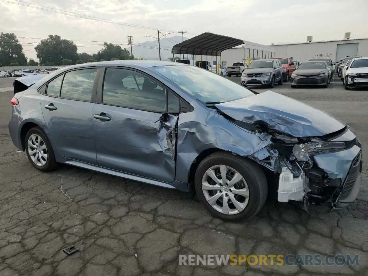 4 fotografías del automóvil dañado 5YFB4MDEXPP037583 TOYOTA COROLLA 2023