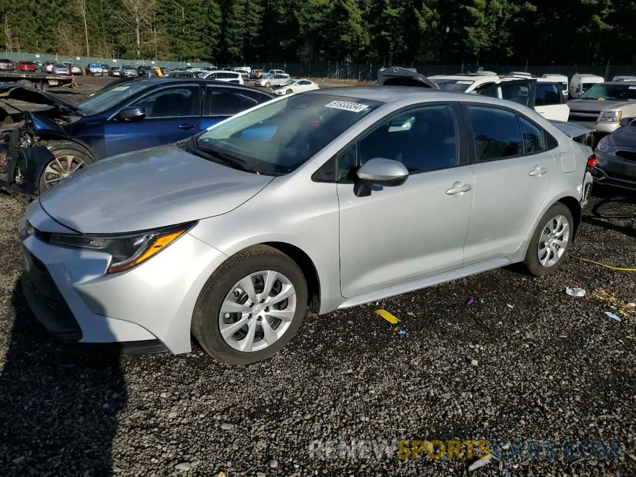 1 fotografías del automóvil dañado 5YFB4MDEXPP038345 TOYOTA COROLLA 2023
