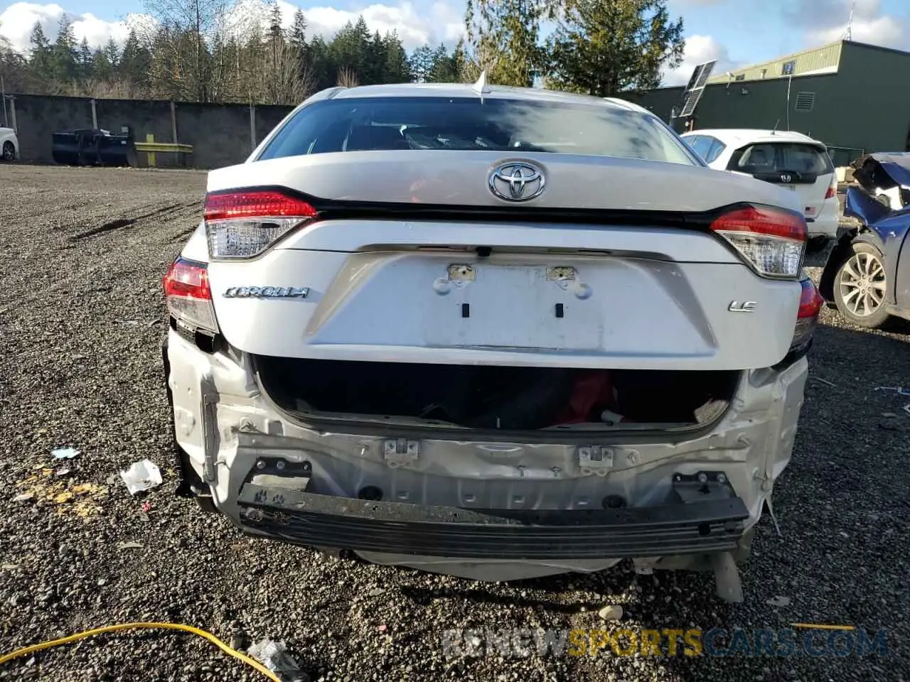6 fotografías del automóvil dañado 5YFB4MDEXPP038345 TOYOTA COROLLA 2023