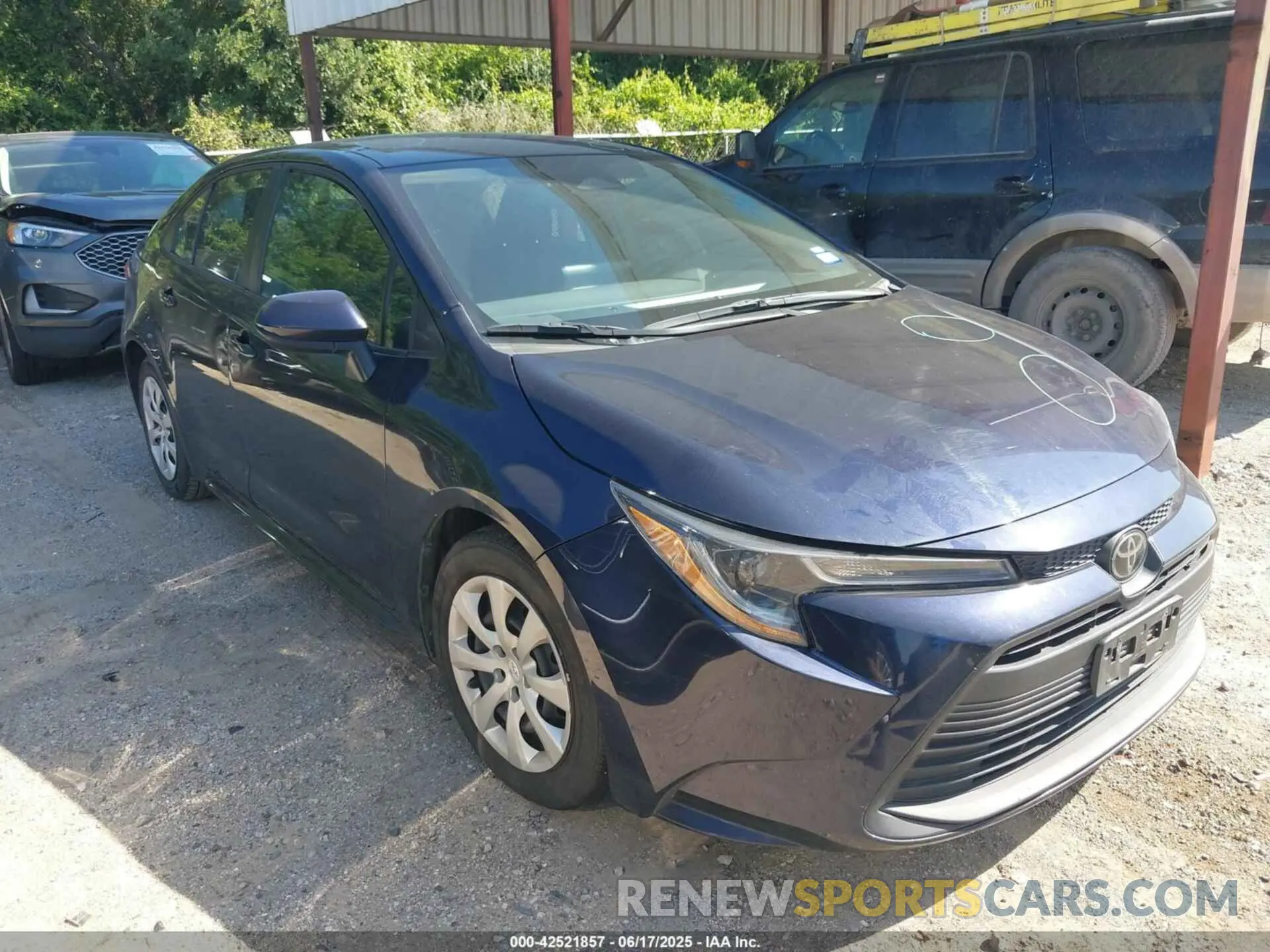 1 fotografías del automóvil dañado 5YFB4MDEXPP047899 TOYOTA COROLLA 2023