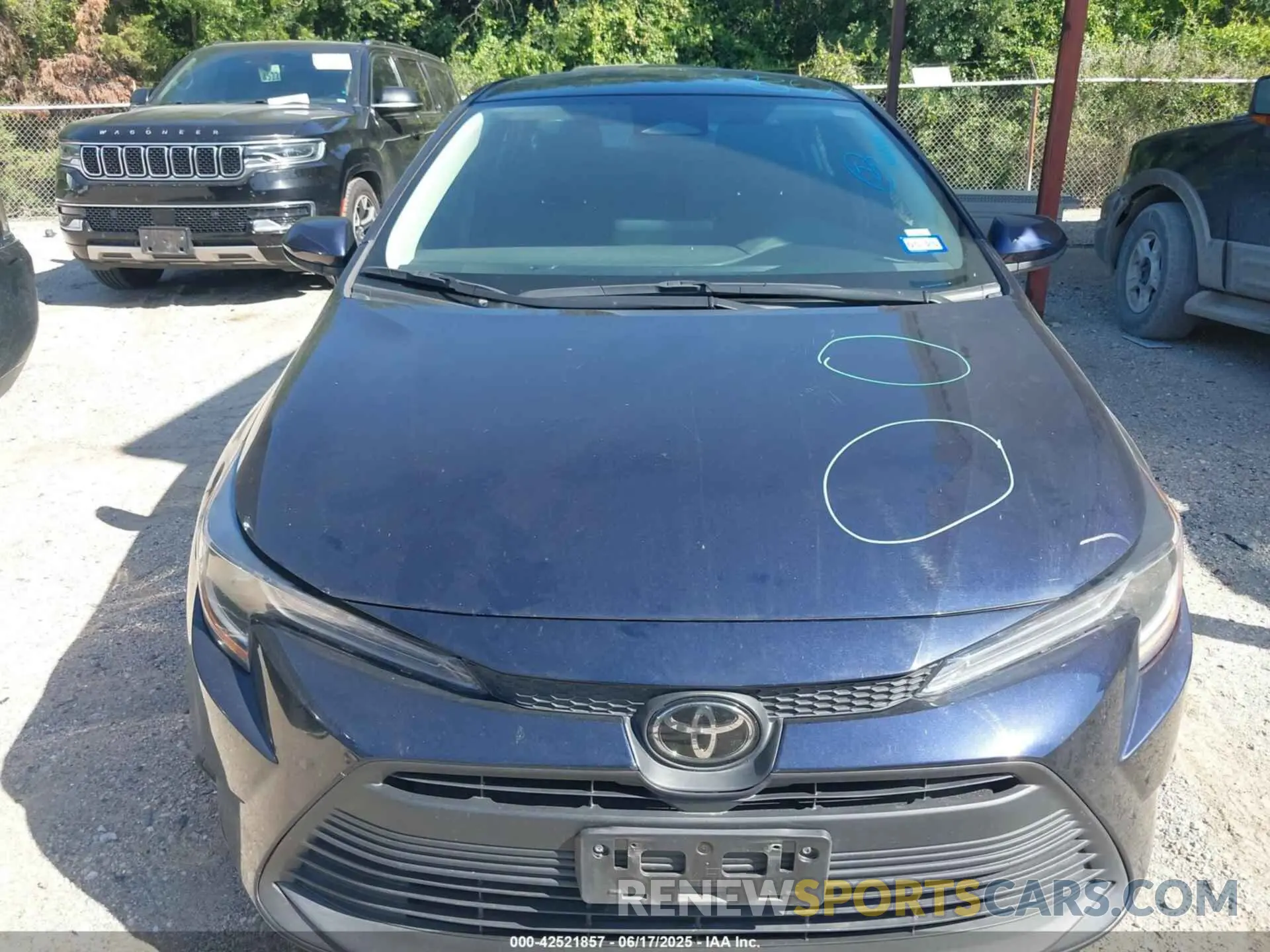 6 fotografías del automóvil dañado 5YFB4MDEXPP047899 TOYOTA COROLLA 2023