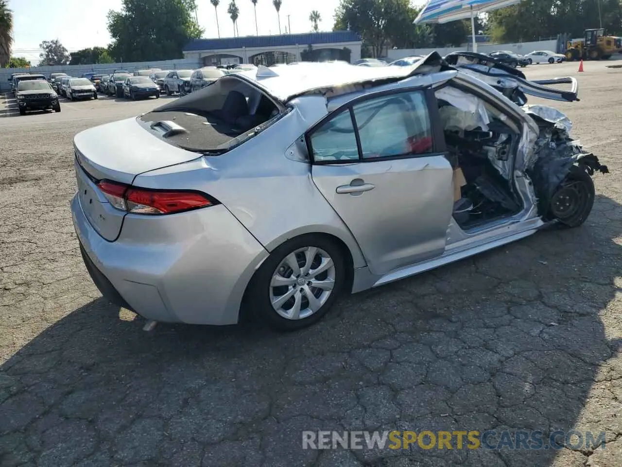 3 fotografías del automóvil dañado 5YFB4MDEXPP050527 TOYOTA COROLLA 2023