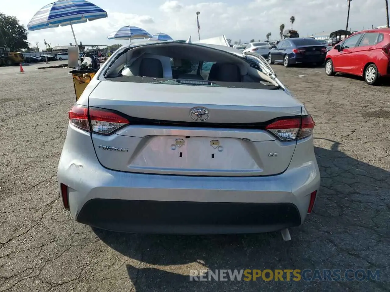 6 fotografías del automóvil dañado 5YFB4MDEXPP050527 TOYOTA COROLLA 2023